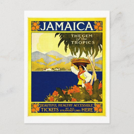 Jamaica, het gedicht van de tropen,  stijl briefkaart (Voorkant)