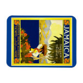 Jamaica, het gedicht van de tropen, stijl magneet (Horizontaal)