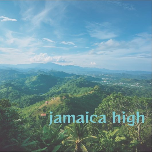 Jamaica high sticker (Voorkant)