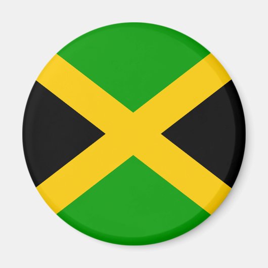 Jamaica Hoge kwaliteit vlag Magneet (Voorkant)