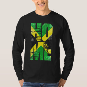 Jamaica Home Rastafarian Reggae  Jamaican F T-shirt