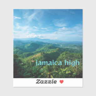 Jamaica hoog sticker