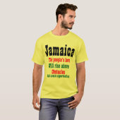 Jamaica houdt van slogan t-shirts (Voorkant volledig)