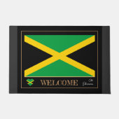 Jamaica house mat, Jamaican Flag Sport / Welkom Deurmat (Voorkant)