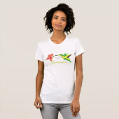 Jamaica Humming Bird Flag T-shirt (Voorkant volledig)