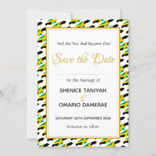 JAMAICA Huwelijk Christelijke Gebruiken Viering Save The Date