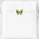 Jamaica Hypolimnas Butterfly Ronde Sticker (Tas)