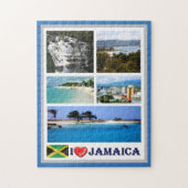 Jamaica - I Love - Legpuzzel (Verticaal)