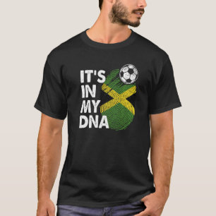 Jamaica in mijn Dna Jamaicaans vlaggenteam Jamaica T-shirt