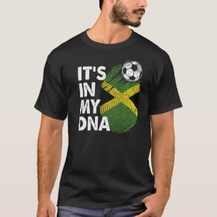 Jamaica in mijn Dna Jamaicaans vlaggenteam Jamaica T-shirt