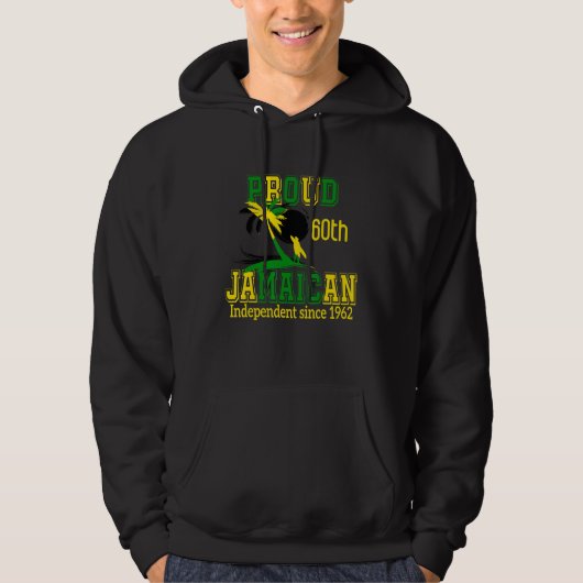 Jamaica Independence Day 2022  Proud Jamaican 1962 Hoodie (Voorkant)