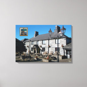 Jamaica Inn Bodmin Moor Cornwall England Canvas Afdruk