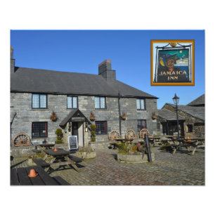 Jamaica Inn Bodmin Moor Cornwall England Foto Afdruk