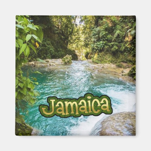 Jamaica Irie Blue Hole Magneet (Voorkant)