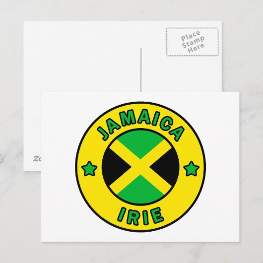 Jamaica Irie Briefkaart (Voorkant / Achterkant)