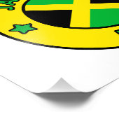 Jamaica Irie Foto Afdruk (Hoek)