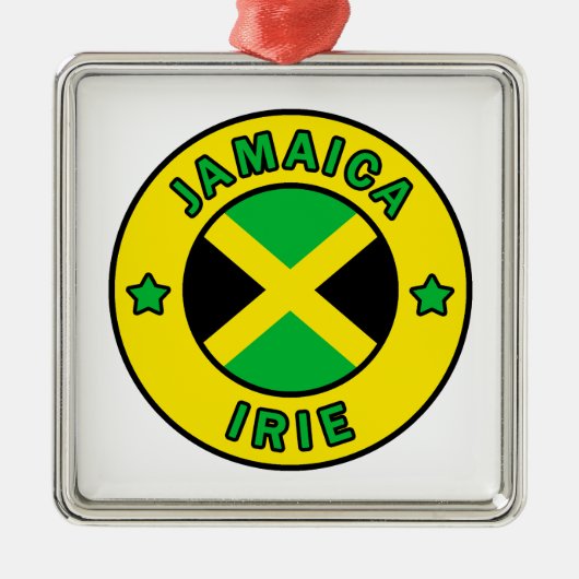 Jamaica Irie Metalen Ornament (Voorkant)