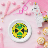 Jamaica Irie Papieren Bordje (Feest)