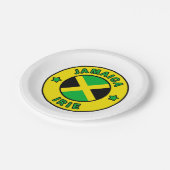 Jamaica Irie Papieren Bordje (Gekanteld)