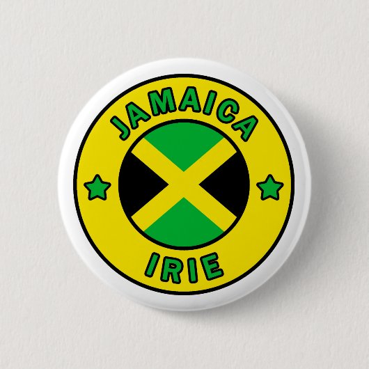Jamaica Irie Ronde Button 5,7 Cm (Voorkant)