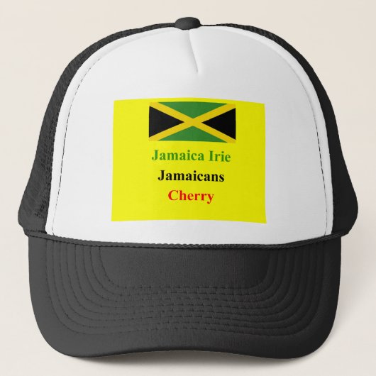 Jamaica irie trucker pet (Voorkant)
