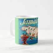  Jamaica Island kaart P Koffiemok (Voorkant links)