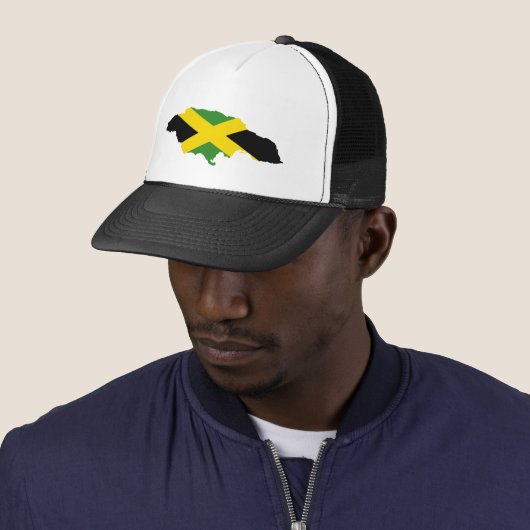 Jamaica Island - Proud Jamaicans Cap Trucker Pet (In situ)