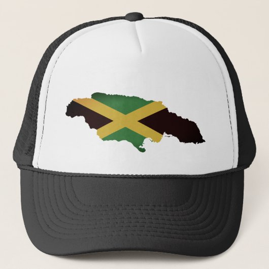 Jamaica Island - Proud Jamaicans Pet Truckerkappe (Voorkant)