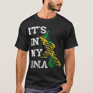 Jamaica It's in My DNA Jamaican Pride Roots Caribi T-shirt