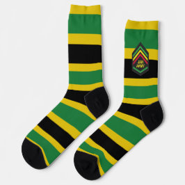 Jamaica Jah Army Rasta Reggae Roots Socks Sokken