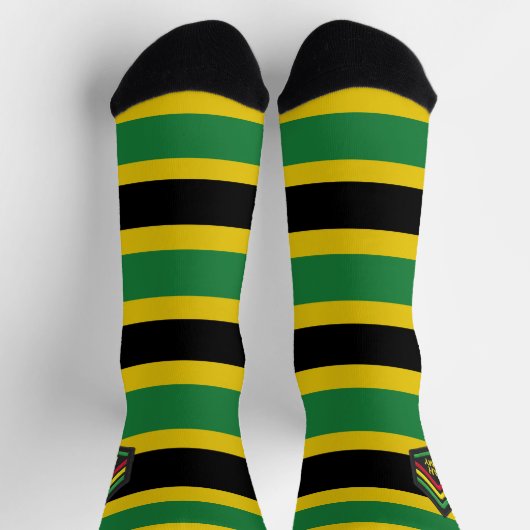 Jamaica Jah Army Rasta Reggae Roots Socks Sokken (Top)