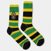 Jamaica Jah Army Rasta Reggae Roots Socks Sokken (Rechts)