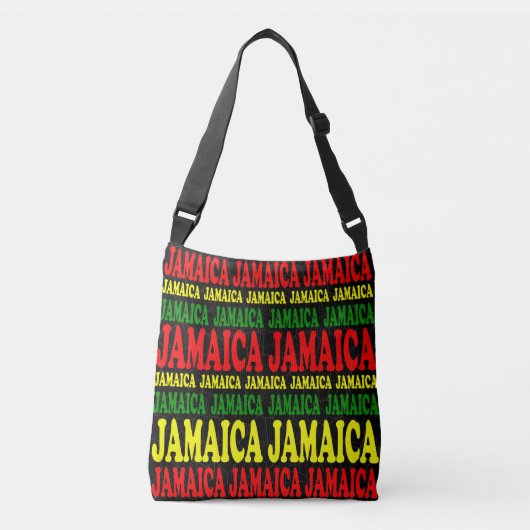 Jamaica Jamaica Red Green Yellow Designer Crossbody Tas (Voorkant)
