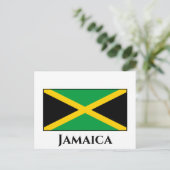 Jamaica (Jamaicaan) Vlag Briefkaart (Staand voorkant)