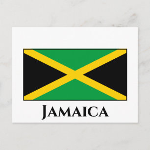 Jamaica (Jamaicaan) Vlag Briefkaart