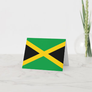 Jamaica (Jamaicaan) Vlag Kaart