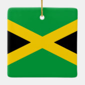 Jamaica (Jamaicaan) Vlag Keramisch Ornament (Achterkant)