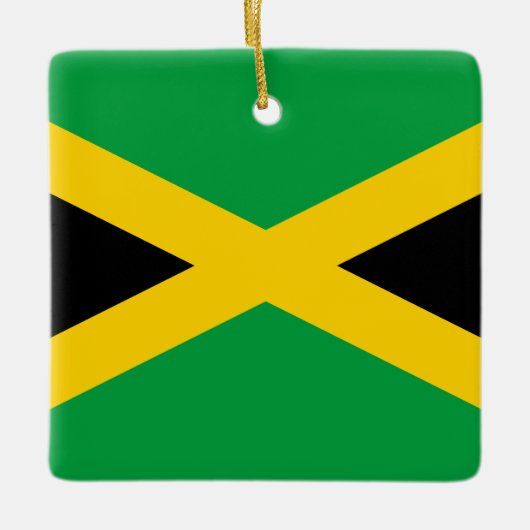 Jamaica (Jamaicaan) Vlag Keramisch Ornament (Voorkant)