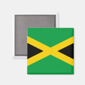 Jamaica (Jamaicaan) Vlag Magneet (Voorkant / Achterkant)