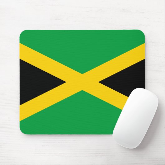 Jamaica (Jamaicaan) Vlag Muismat (Met muis)