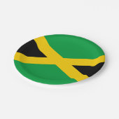 Jamaica (Jamaicaan) Vlag Papieren Bordje (Gekanteld)
