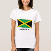 Jamaica (Jamaicaan) Vlag T-shirt (Voorkant)