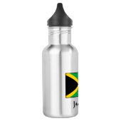 Jamaica (Jamaicaan) Vlag Waterfles (Links)