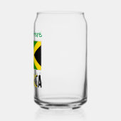Jamaica Jamaicaanse Vlag Groene Personalisatie Blikvorm Glas (Links)