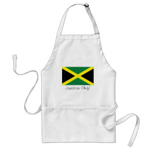 Jamaica jamaicaanse vlag souvenir chef apron standaard schort