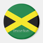 Jamaica jamaicaanse vlag souvenir koelkast magneet (Voorkant)