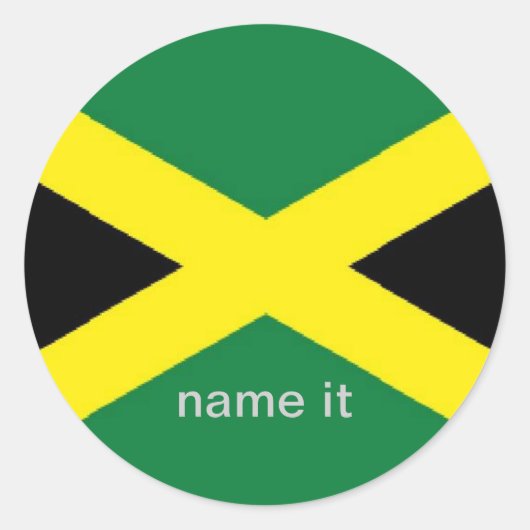 Jamaica Jamaicaanse vlag sticker (Voorkant)