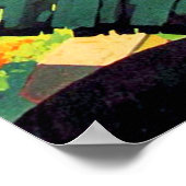 Jamaica, Jamaicaanse vrouw met fruitmand op haar k Poster (Hoek)