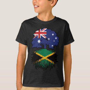 Jamaica Jamaican Australian Australia Tree Roots T-shirt