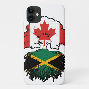 Jamaica Jamaican Canadian Canada Tree Roots Flag Case-Mate iPhone Case